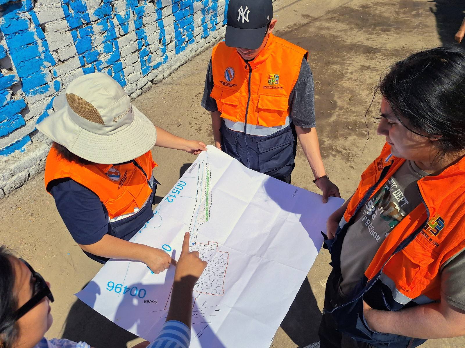 Con participación vecinal, gobierno regional de Lima realiza análisis de riesgo en las Margaritas y 28 de Julio, distrito de San Luis de Cañete