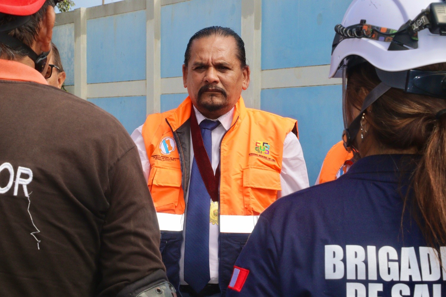 Vicegobernador de Lima supervisa simulacro nacional multipeligro y recibe reporte oficial desde el punto focal en Cañete