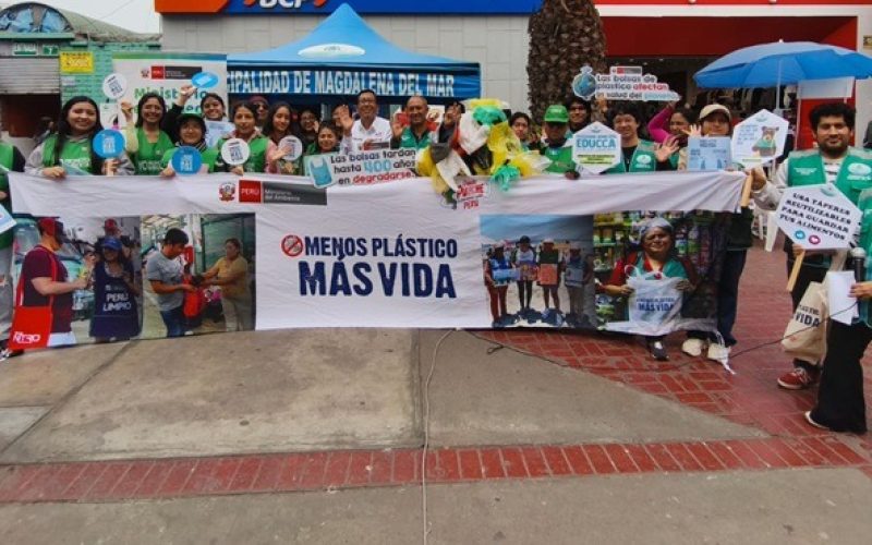 Campaña “Menos plástico, más vida” impacta en más de 11 000 personas a nivel nacional