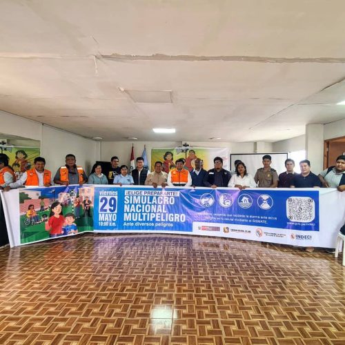 Gobierno regional de Lima lidera articulación para el primer simulacro nacional multipeligro 2026 en San Luis de Cañete