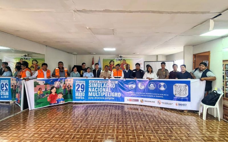 Gobierno regional de Lima lidera articulación para el primer simulacro nacional multipeligro 2026 en San Luis de Cañete