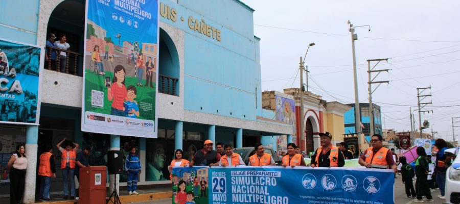 Gobierno regional de Lima participa en pasacalle de sensibilización en San Luis de Cañete