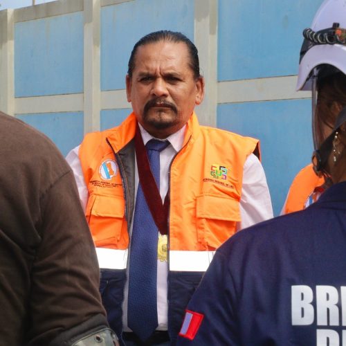 Vicegobernador de Lima supervisa simulacro nacional multipeligro y recibe reporte oficial desde el punto focal en Cañete