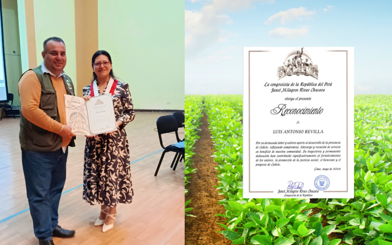 Congresista Milagros Rivas reconoce la labor de la Junta de Usuarios de Cañete en la gestión del agua