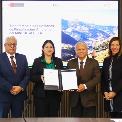 OEFA asume funciones de fiscalización ambiental en infraestructuras del sector Cultura