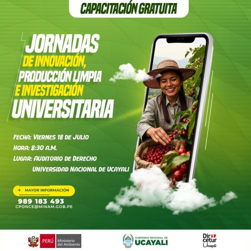 El Viceministro de Gestión Ambiental, Edgar Romero La Puente, extiende la invitación a este importante encuentro que reunirá a destacados líderes y especialistas comprometidos con la sostenibilidad. Entre los participantes confirmados figuran el Presidente Ejecutivo del Instituto Geofísico del Perú, el CEO de la empresa Ocho Sur, y representantes del Minam y la DIRCETUR Ucayali.